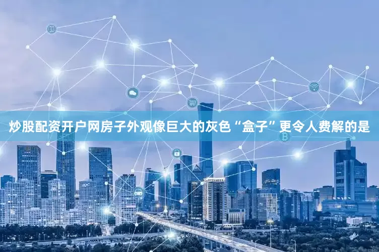 炒股配资开户网房子外观像巨大的灰色“盒子”更令人费解的是