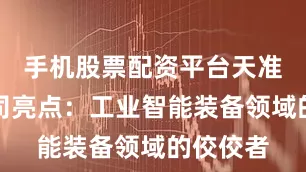 手机股票配资平台天准科技公司亮点：工业智能装备领域的佼佼者