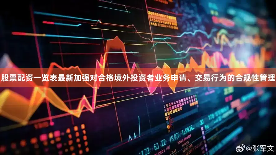股票配资一览表最新加强对合格境外投资者业务申请、交易行为的合规性管理