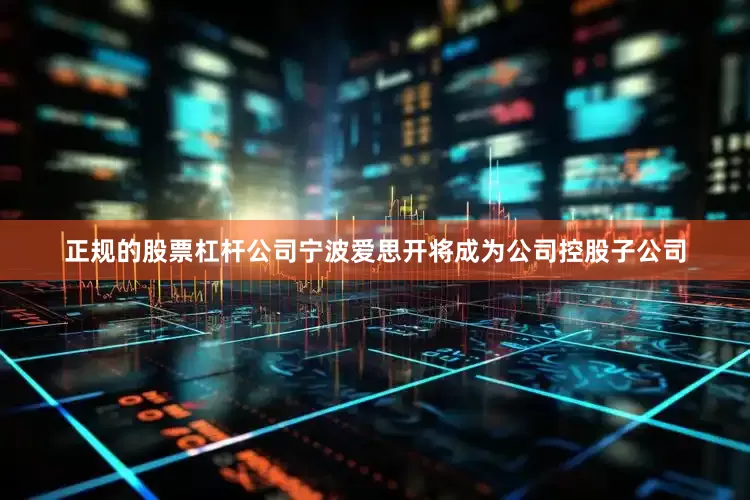 正规的股票杠杆公司宁波爱思开将成为公司控股子公司
