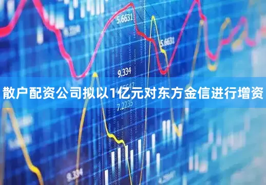 散户配资公司拟以1亿元对东方金信进行增资