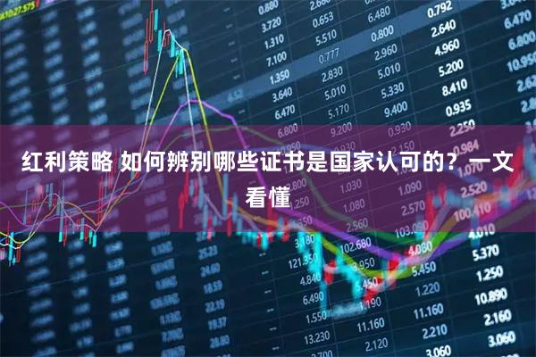 红利策略 如何辨别哪些证书是国家认可的？一文看懂